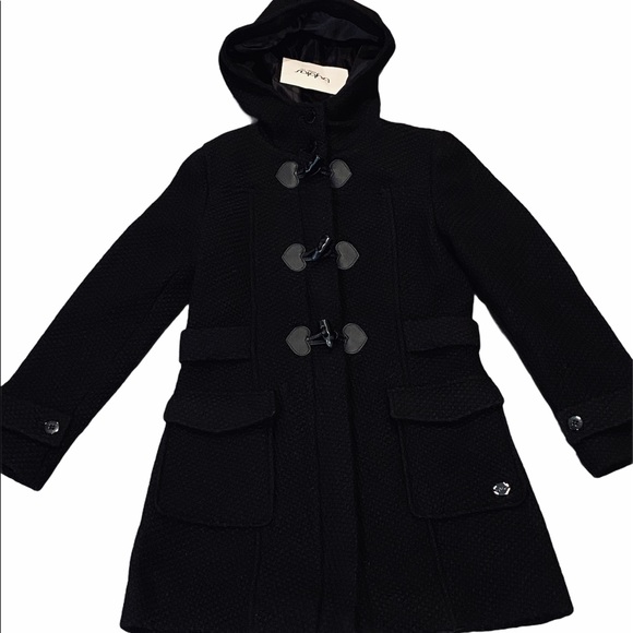 BYBLOS**Black Wool Toggle Coat**Age 2 & 8**$485 - Picture 3 of 9